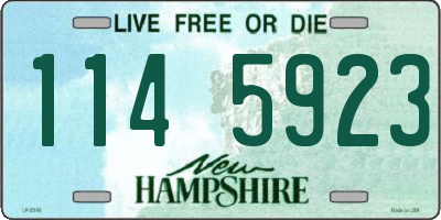 NH license plate 1145923