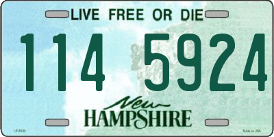 NH license plate 1145924