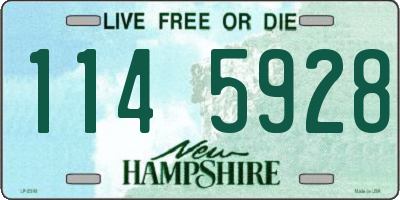 NH license plate 1145928