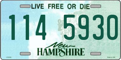 NH license plate 1145930