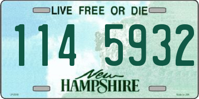 NH license plate 1145932