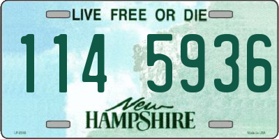 NH license plate 1145936