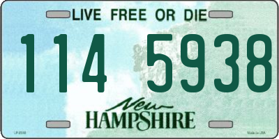 NH license plate 1145938