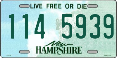 NH license plate 1145939