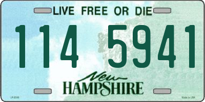 NH license plate 1145941