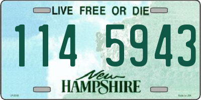 NH license plate 1145943