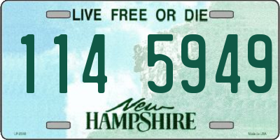 NH license plate 1145949