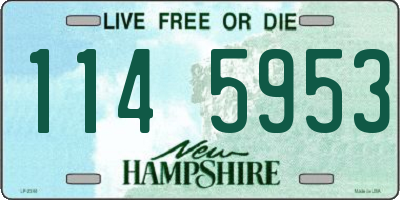 NH license plate 1145953
