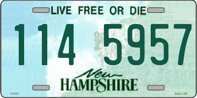 NH license plate 1145957