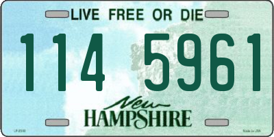 NH license plate 1145961