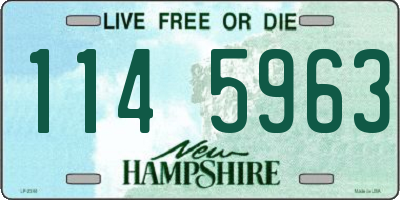 NH license plate 1145963