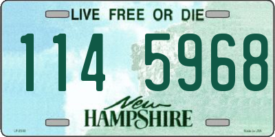 NH license plate 1145968