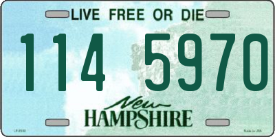 NH license plate 1145970