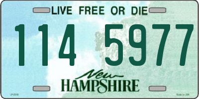 NH license plate 1145977