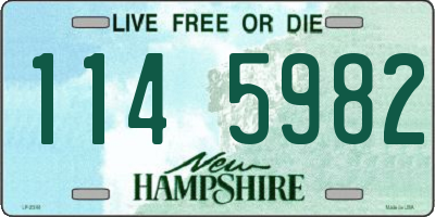 NH license plate 1145982