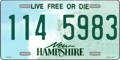 NH license plate 1145983