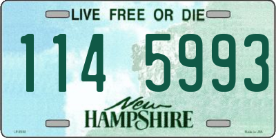 NH license plate 1145993