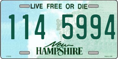 NH license plate 1145994