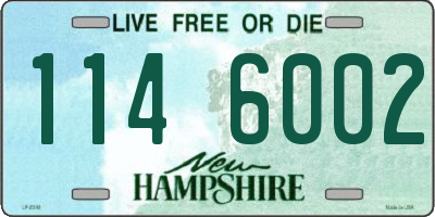 NH license plate 1146002