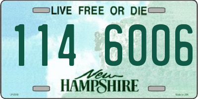 NH license plate 1146006