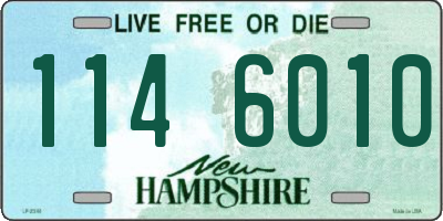 NH license plate 1146010