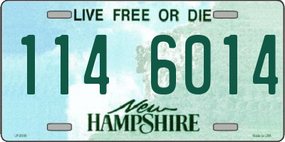 NH license plate 1146014