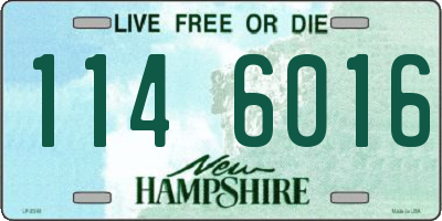 NH license plate 1146016