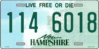 NH license plate 1146018