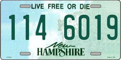 NH license plate 1146019