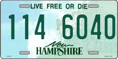 NH license plate 1146040