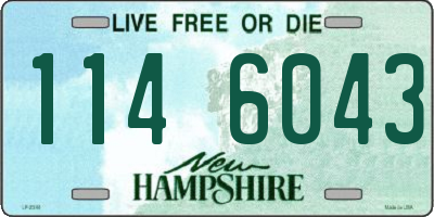 NH license plate 1146043
