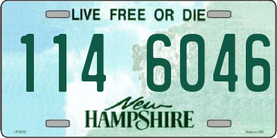NH license plate 1146046