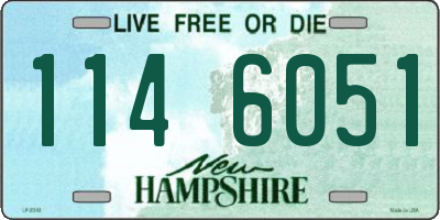 NH license plate 1146051