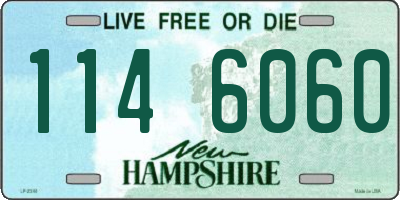 NH license plate 1146060