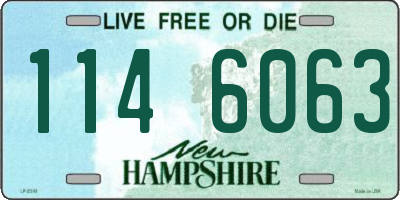 NH license plate 1146063