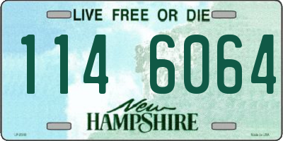 NH license plate 1146064