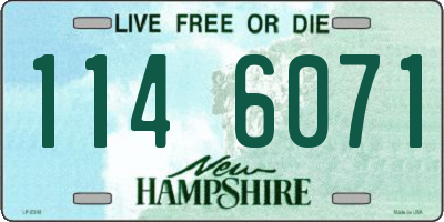 NH license plate 1146071
