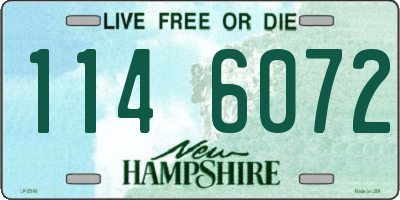 NH license plate 1146072