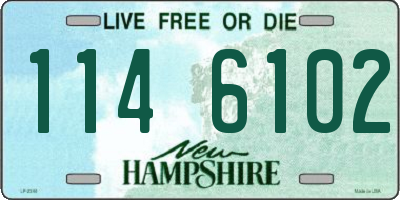NH license plate 1146102