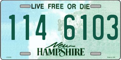 NH license plate 1146103