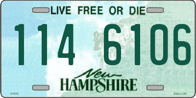 NH license plate 1146106