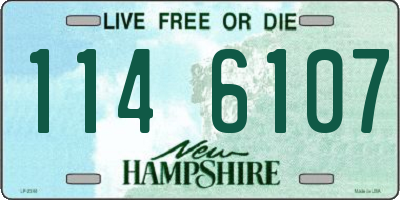 NH license plate 1146107