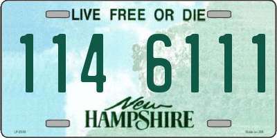 NH license plate 1146111