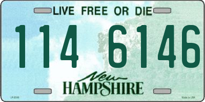NH license plate 1146146