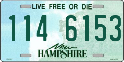 NH license plate 1146153