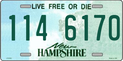 NH license plate 1146170