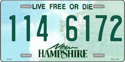 NH license plate 1146172