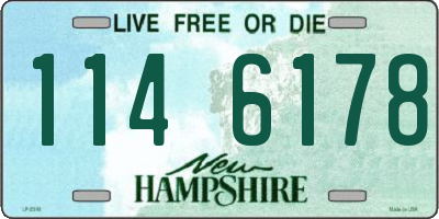 NH license plate 1146178