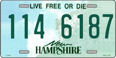 NH license plate 1146187