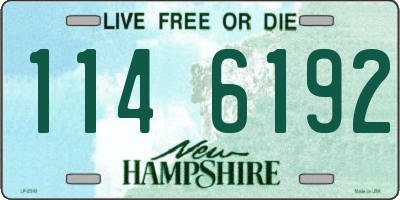 NH license plate 1146192